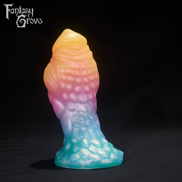 A fantasy sex toys on a black background with Fantasy Grove branding