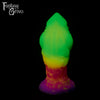 A fantasy sex toy on a black background with the Fantasy Grove logo in the upper left corner 