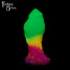 A fantasy sex toy on a black background with the Fantasy Grove logo in the upper left corner 