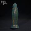 A Fantasy Grove sex toy on a black background with a logo in the upper left corner