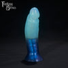 A Fantasy Grove sex toy on a black background with a logo in the upper left corner