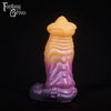 A fantasy sex toy on a black background with the Fantasy Grove logo in the upper left corner