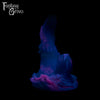 A fantasy sex toy on a black background with the Fantasy Grove logo in the upper left corner