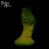 A fantasy sex toy on a black background with the Fantasy Grove logo in the upper left corner 