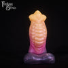A fantasy sex toy on a black background with the Fantasy Grove logo in the upper left corner