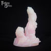 A fantasy sex toy on a black background with the Fantasy Grove logo in the upper left corner
