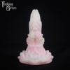 A fantasy sex toy on a black background with the Fantasy Grove logo in the upper left corner