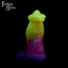 A fantasy sex toy on a black background with the Fantasy Grove logo in the upper left corner
