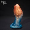 A fantasy sex toy on a black background with the Fantasy Grove logo in the upper left corner 