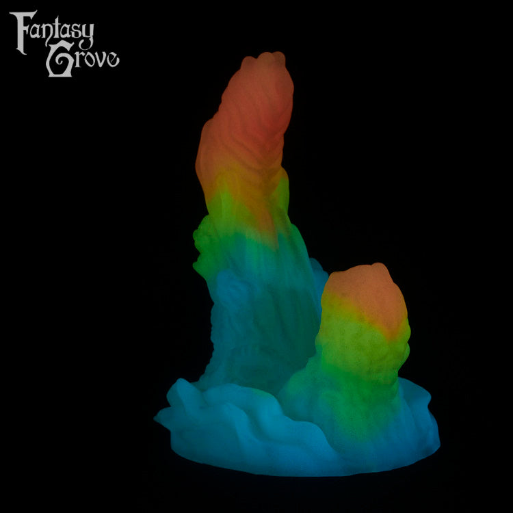 A fantasy sex toys on a black background with Fantasy Grove branding