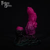 A fantasy sex toy on a black background with the Fantasy Grove logo in the upper left corner
