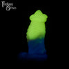 A fantasy sex toy on a black background with the Fantasy Grove logo in the upper left corner