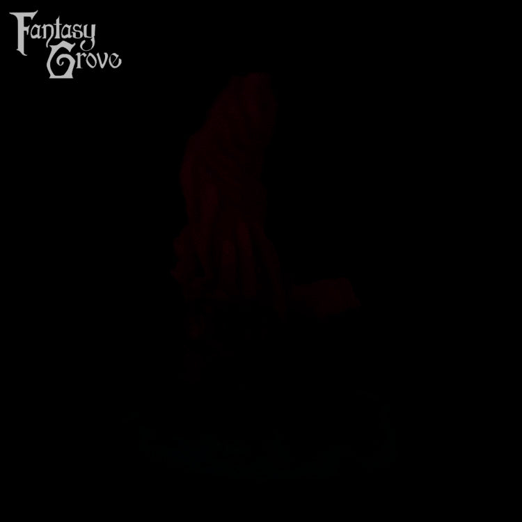 A fantasy sex toy on a black background with the Fantasy Grove logo in the upper left corner