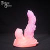 A fantasy sex toy on a black background with the Fantasy Grove logo in the upper left corner 