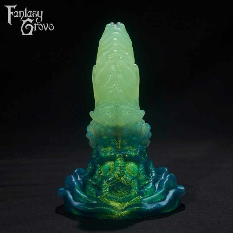 A fantasy sex toys on a black background with Fantasy Grove branding