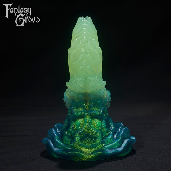A fantasy sex toys on a black background with Fantasy Grove branding