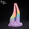 A Fantasy Grove sex toy on a black background with a logo in the upper left corner