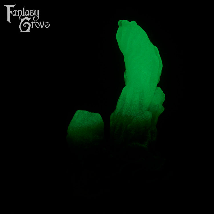 A fantasy sex toys on a black background with Fantasy Grove branding
