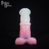 A fantasy sex toy on a black background with the Fantasy Grove logo in the upper left corner