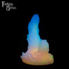 A fantasy sex toy on a black background with the Fantasy Grove logo in the upper left corner 