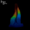 A Fantasy Grove sex toy on a black background with a logo in the upper left corner