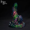 A fantasy sex toys on a black background with Fantasy Grove branding