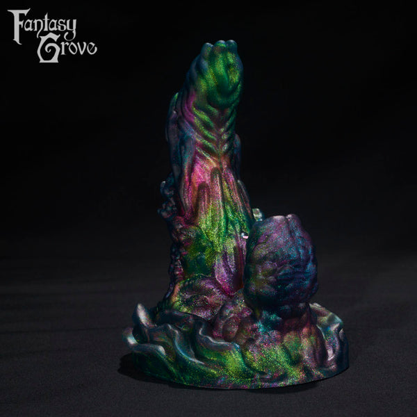 A fantasy sex toys on a black background with Fantasy Grove branding