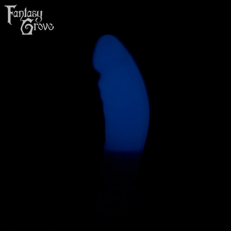 A Fantasy Grove sex toy on a black background with a logo in the upper left corner