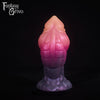 A fantasy sex toy on a black background with the Fantasy Grove logo in the upper left corner