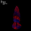 A fantasy sex toy on a black background with the Fantasy Grove logo in the upper left corner