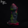A fantasy sex toy on a black background with the Fantasy Grove logo in the upper left corner
