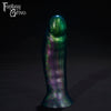 A Fantasy Grove sex toy on a black background with a logo in the upper left corner