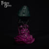 A fantasy sex toy on a black background with the Fantasy Grove logo in the upper left corner