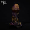 A fantasy sex toy on a black background with the Fantasy Grove logo in the upper left corner