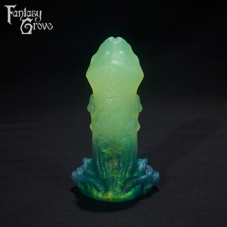 A fantasy sex toys on a black background with Fantasy Grove branding