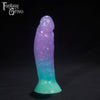 A Fantasy Grove sex toy on a black background with a logo in the upper left corner