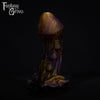 A fantasy sex toy on a black background with the Fantasy Grove logo in the upper left corner