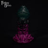 A fantasy sex toy on a black background with the Fantasy Grove logo in the upper left corner