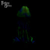 A fantasy sex toy on a black background with the Fantasy Grove logo in the upper left corner