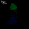 A fantasy sex toy on a black background with the Fantasy Grove logo in the upper left corner