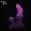 A fantasy sex toy on a black background with the Fantasy Grove logo in the upper left corner