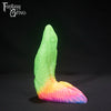 A fantasy sex toy on a black background with the Fantasy Grove logo in the upper left corner 
