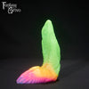 A fantasy sex toy on a black background with the Fantasy Grove logo in the upper left corner 