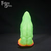 A fantasy sex toy on a black background with the Fantasy Grove logo in the upper left corner 