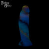 A fantasy sex toy on a black background with the Fantasy Grove logo in the upper left corner