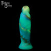 A fantasy sex toy on a black background with the Fantasy Grove logo in the upper left corner