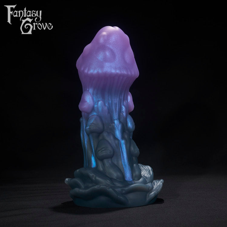 A fantasy sex toys on a black background with Fantasy Grove branding