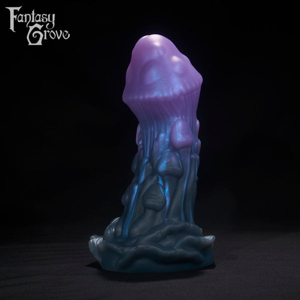 A fantasy sex toys on a black background with Fantasy Grove branding