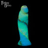 A fantasy sex toy on a black background with the Fantasy Grove logo in the upper left corner