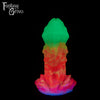 A fantasy sex toy on a black background with the Fantasy Grove logo in the upper left corner 